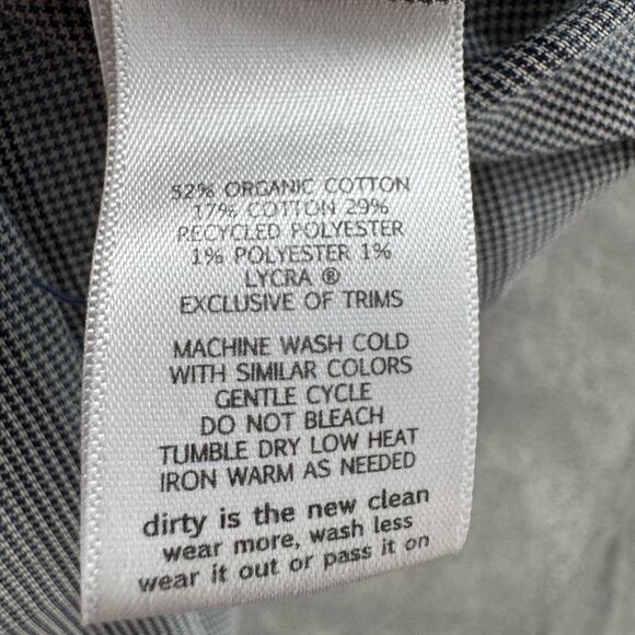 Toad&Co Shirt Mens M Gray Striped LS Button Front Collared Pockets Outdoor Light - Picture 12 of 13